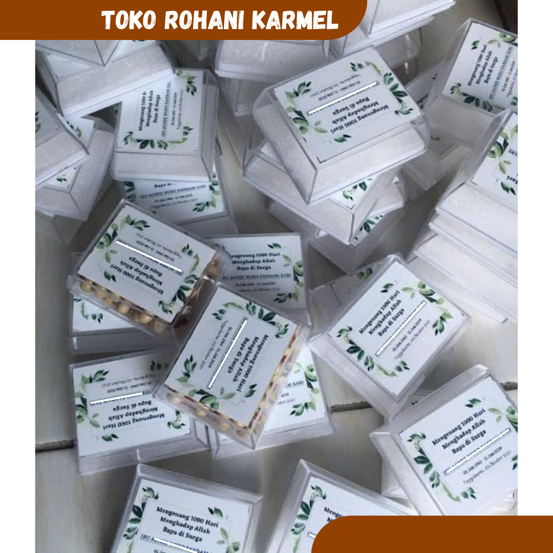 SOUVENIR ROSARIO / ROSARIO KATOLIK / SOUVENIR ACARA 40 100 HARI