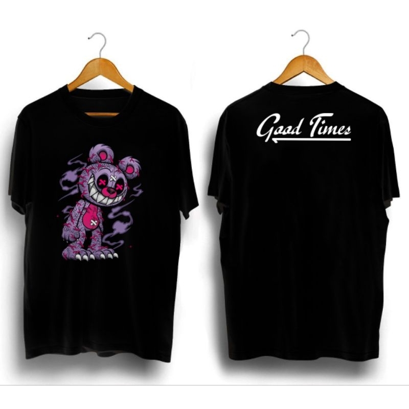 kaos pria/GOOD TIMES BEAR/kaos distro