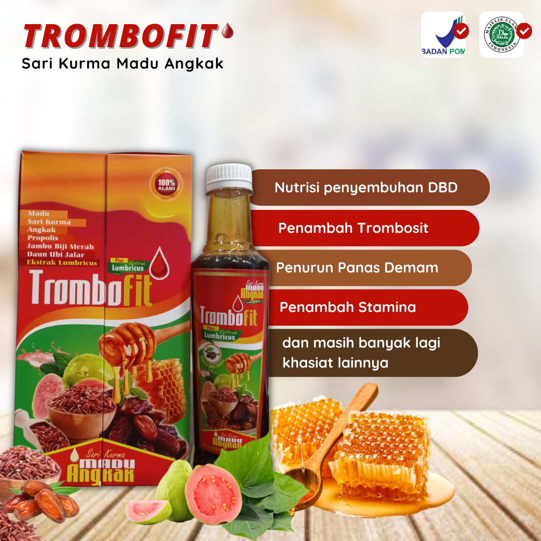 

Trombofit Madu Angkak - El Ashfaa Boutique