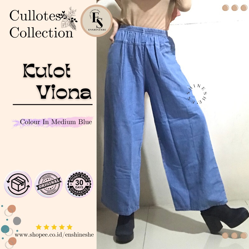 ENSHINESHE - Kulot Viona Kulot Hany Kulot Flower Kulot Riri | Kulot Jeans Jumbo Wanita Kulot Korean 