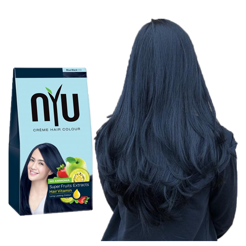 Semir Rambut Nyu 100% Original Premium Quality Pewarna Rambut Permanen Halal Resmi BPOM Cat Rambut N