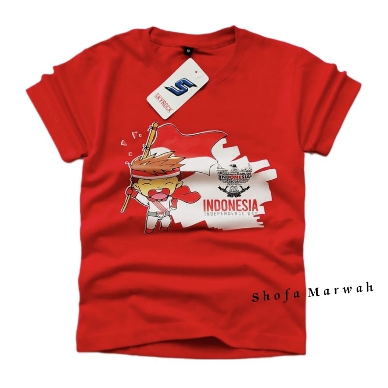 KAOS KEMERDEKAAN COUPLE DISTRO ANAK dan DEWASA KEREN BANDUNG KAOS ANAK KAOS TERBARU KAOS ANAK