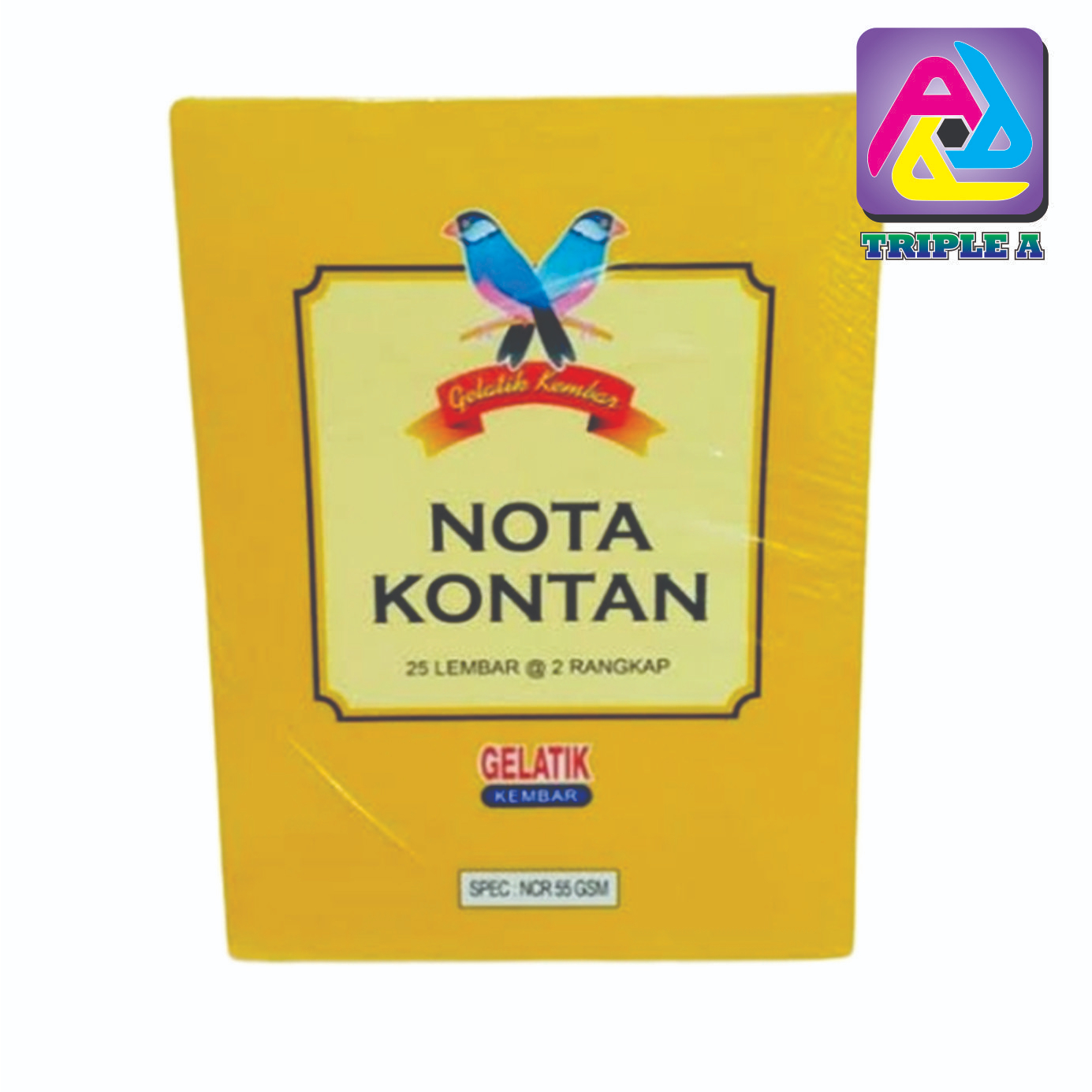 

NOTA GELATIK KEMBAR 1/4 FOLIO 2PLY