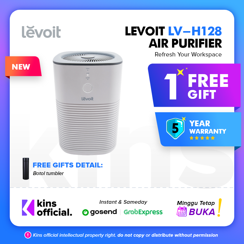 Levoit Desk Air Purifier Dual HEPA Filter H13 LV-H128 Aromatherapy