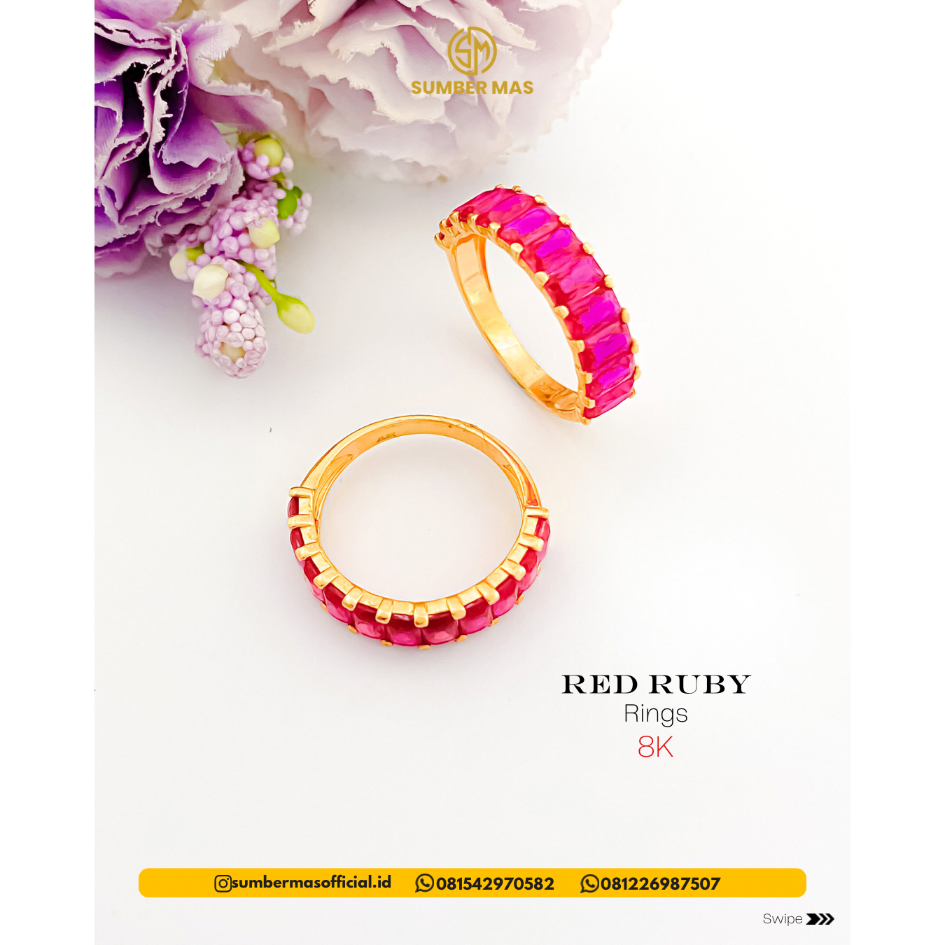 CINCIN RED RUBY FASHION 8K - SUMBER MAS