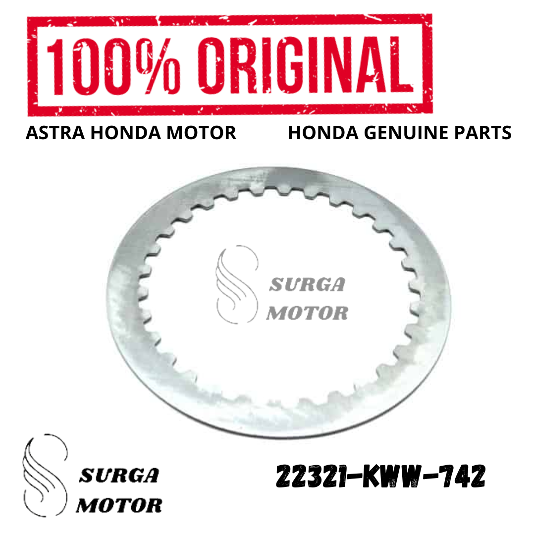 Besi Plat Kampas Kopling Revo FI Sonic 150R Supra GTR 150 New CB150R Streetfire K15G K15M K45G Origi