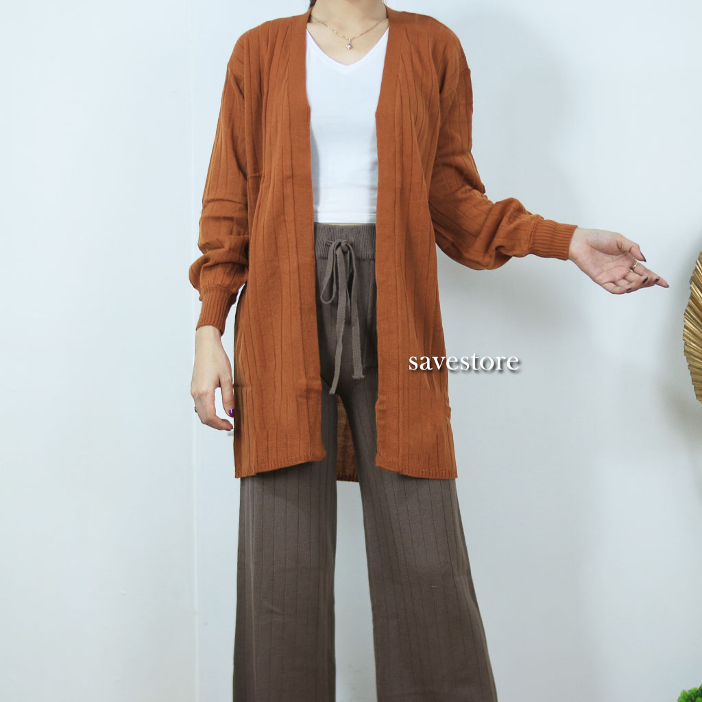 REVITA KARDIGAN • BUBBLE LONGKARDI PREMIUM • Longkardi Rajut