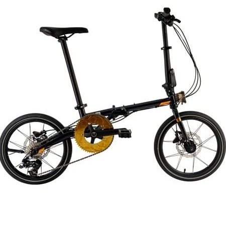 Sepeda lipat 16 inc troy element new 10 speed chromoly rem oli hidrolik crank hollowtech