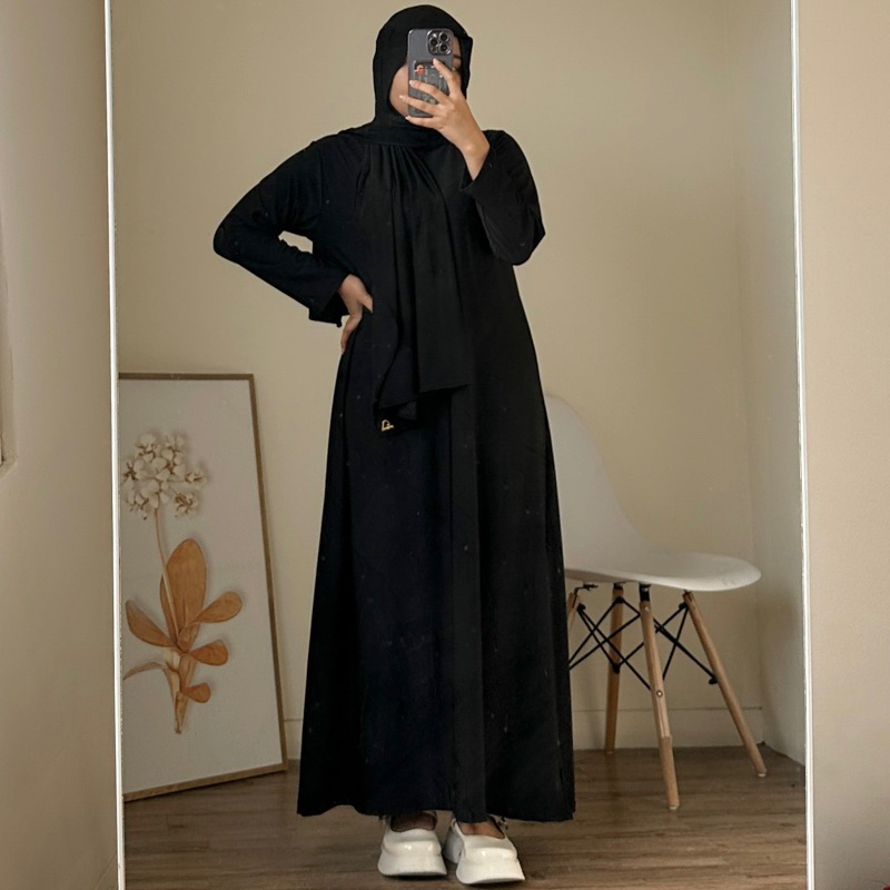 YORA basic dress / inner dress premium / inner dress spandek uniqlo