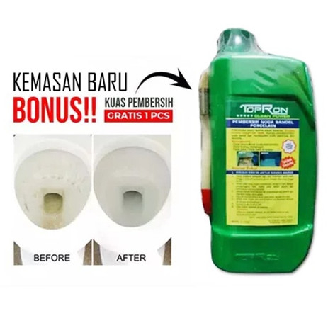 Original Topron Pembersih Kerak Lantai Dinding Porselin Keramik Kamar Mandi (Free Bubble)