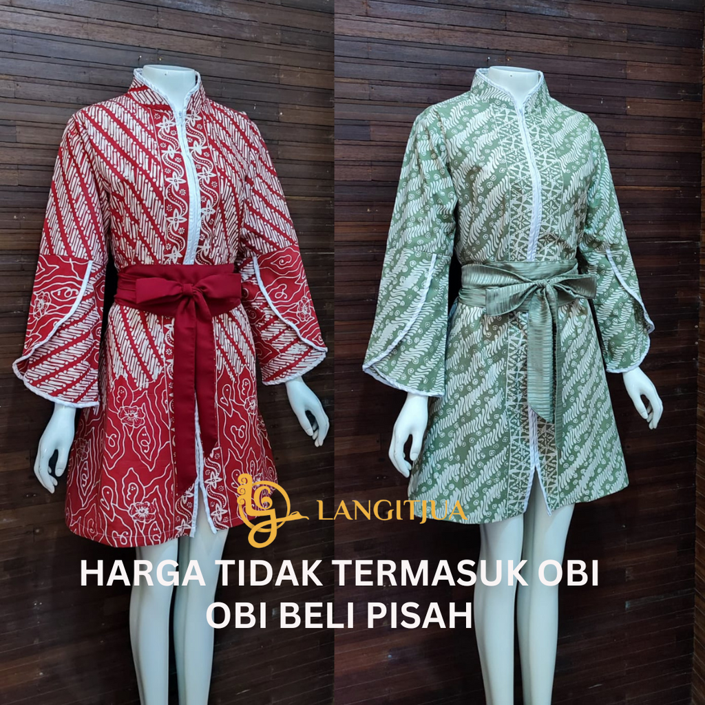 TUNIK SAMITHA 04 | TUNIK BAJU KERJA BATIK CAP GARUTAN SERAGAM KANTOR - LANGITJUA BATIK SOLO