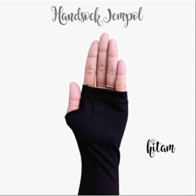 Manset Tangan Jempol // Handsock Tangan Jempol Premium // Sarung tangan Muslimah