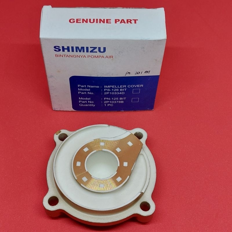 Tutup Kipas PVC Pompa Air SHIMIZU PS 221 BIT Original  Tutup Casing cover impeller shimizu 221 Bit