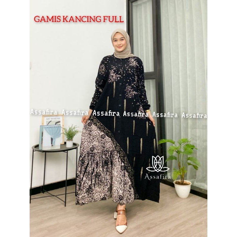 GAMIS TWILL RAYON KANCING FULL BUSUI FLOY LD 110 KAIN ADEM TEBAL TERBARU KEKINIAN DAN TERLARIS//HOME DRESS DAILY//GAMIS CANDIMEKAR MALAMAN ASLI PEKALONGAN