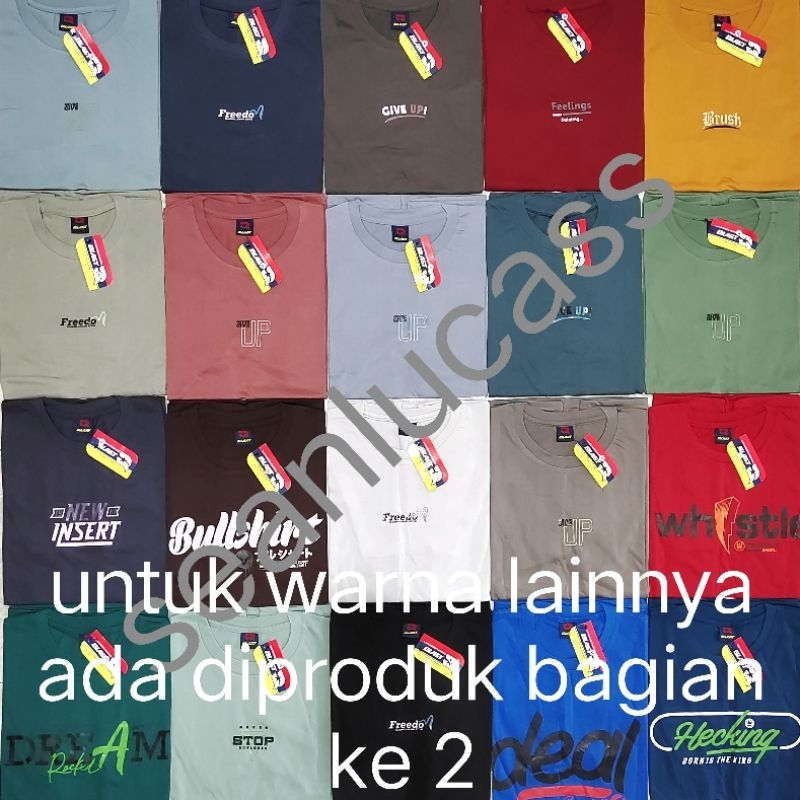 Kaos Oblong Murah gambar/tulisan basic BLAST  size M L XL XXL