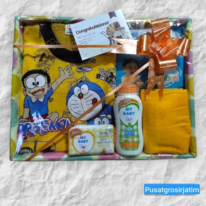 Hampers bayi newborn Kado lahiran bayi cowok Parcel bayi laki laki