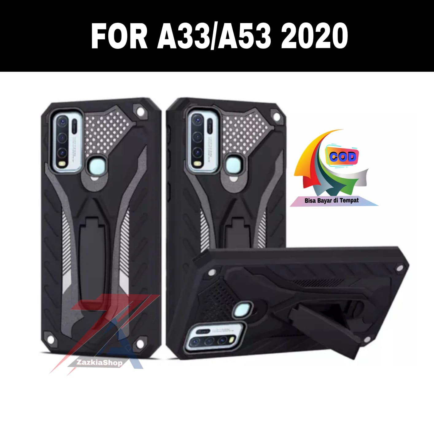 FOR ( OPPO A33/A53 2020) Casing/Hardcase Phantom Robot Kick StandingV