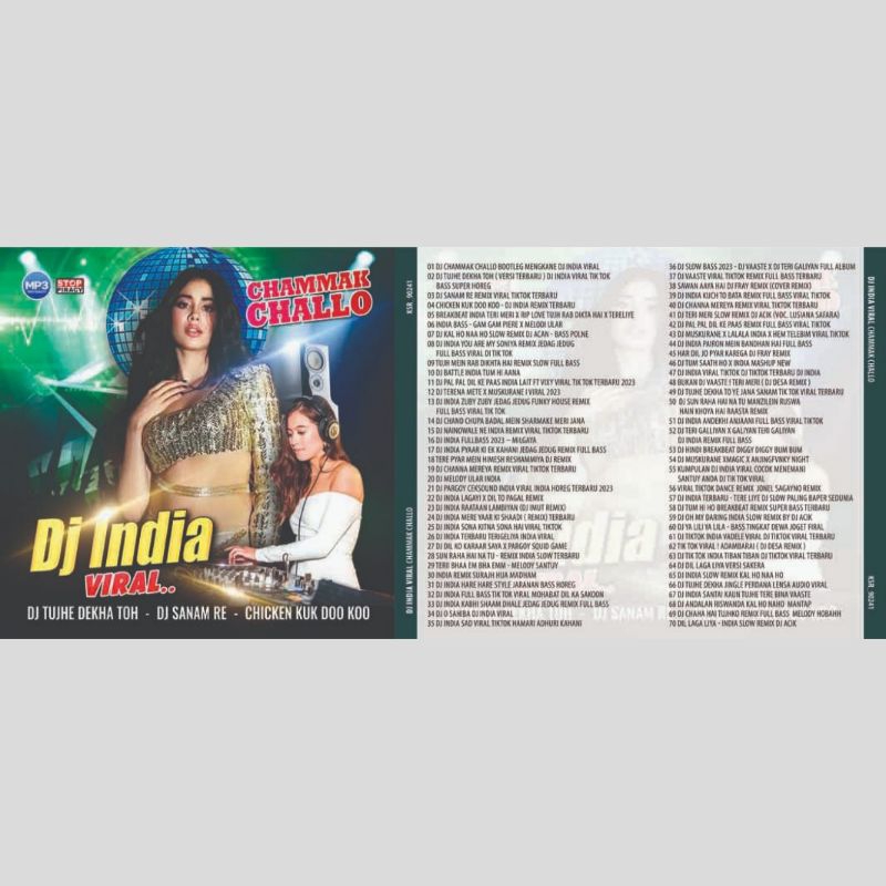 Kaset Mp3 Audio Lagu Dj India Chammar Challo New 2023