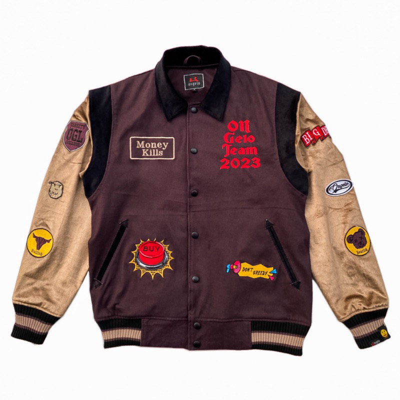 Ongelo-Stopro | Varsity Jacket | Jacket Corduroy | Jacket Vintage