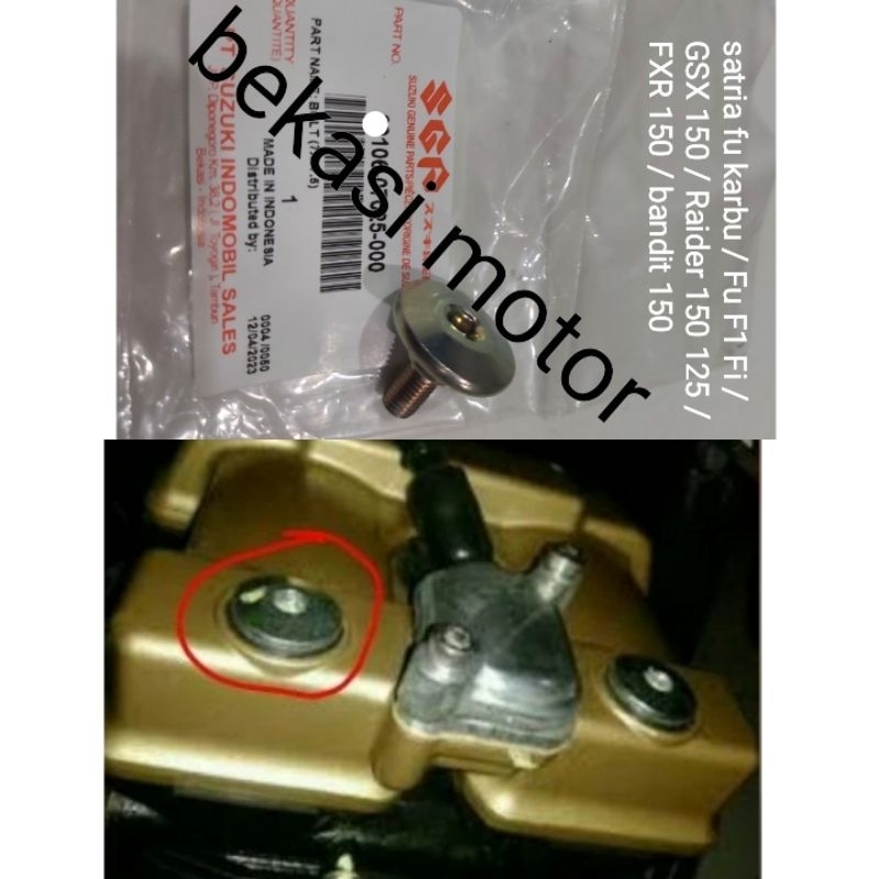 09106-07025 baut tutup cover head suzuki satria fu raider fxr GSX 150 bandit 150 Fu F1 Fi original 1