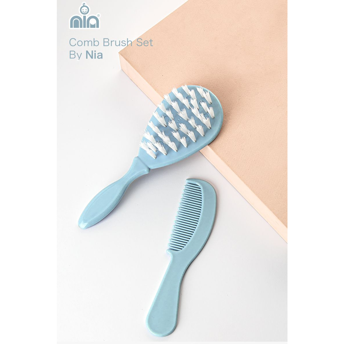 Sisir Rambut Bayi NIA Comb and Brush Set