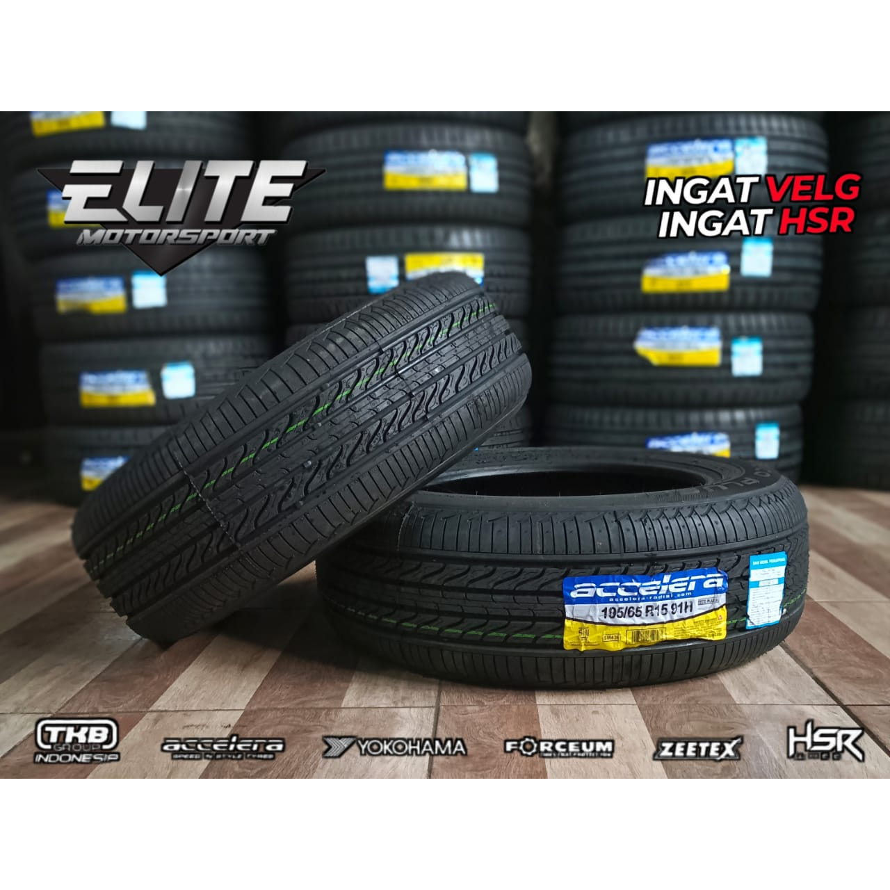 Ban Tubles Accelera Ecoplush Ukuran 195/65 Ring 15 Ban Mobil Avanza Xenia Kijang AVP