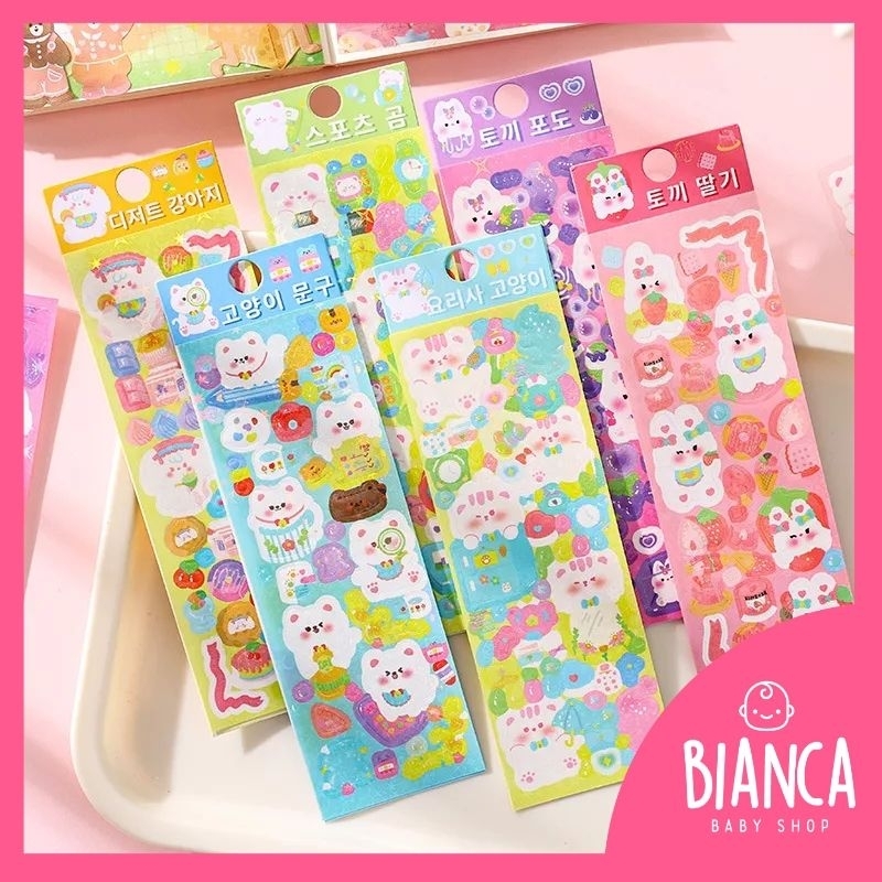 BIANCA - Stiker 003 DIY Stiker Lucu Hias Buku Diary