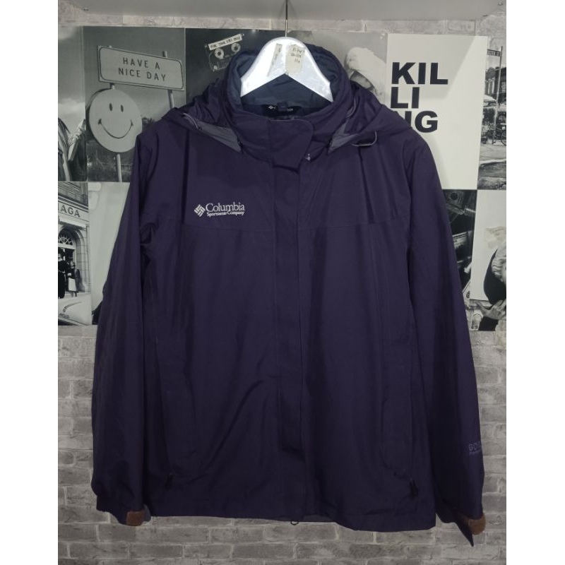 JAKET OUTDOOR COLUMBIA GORETEX SECOND | JAKET OUTDOOR GORETEX THRIFT MURAH