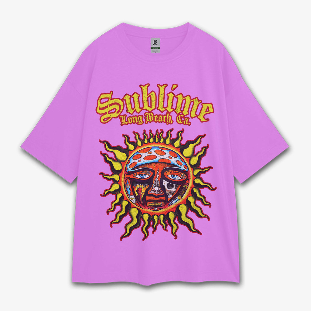 SUBLIME BAND STYLE OVERSIZED TEE T-SHIRT