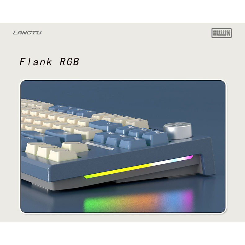 LANGTU LT84 MECHANICAL KEYBOARD - WIRED 84 Keys ( KNOB )