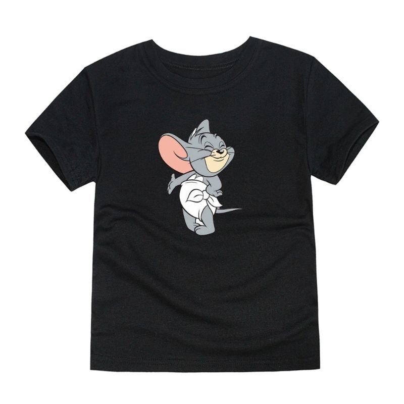 Kaos Anak Unisex Tom&amp;Jerry Cute Baju anak Atasan Oblong Anak Lengan Pendek 2-1Th Cod