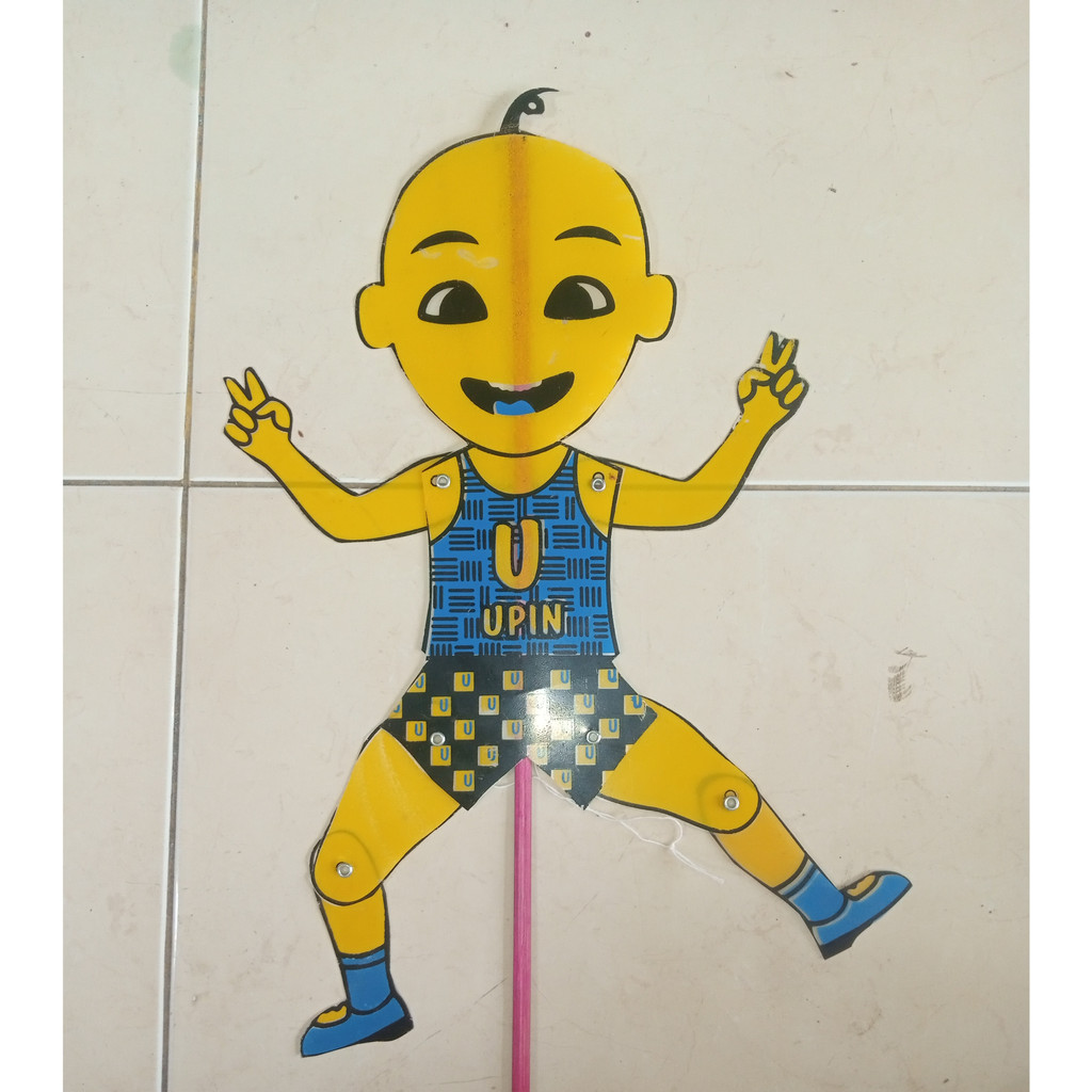 grosir wayang upin ipin isi 10 pcs / grosir wayang karakter isi 10 pcs / grosir wayang spongebob