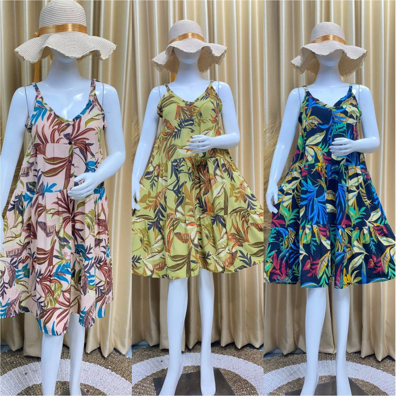 DRESS SALSA / home dress/ korean dress/ dress susun/Dress Tantop susun