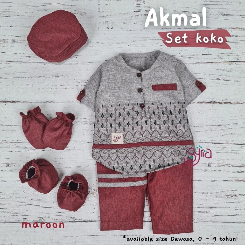 VELIZA Koko Bayi Koko Anak Set Akmal bisa buat Aqiqah