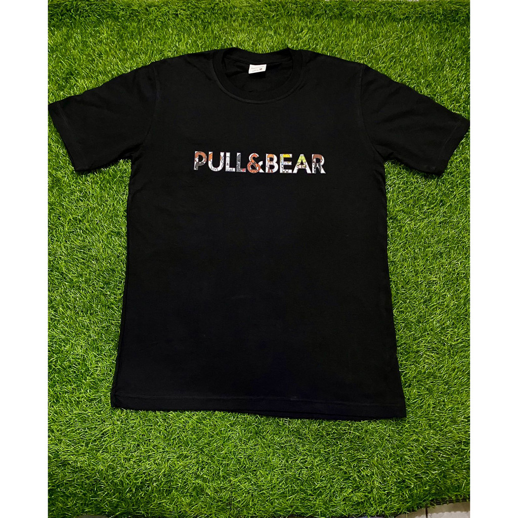 {FREE PAPERBAG} T SHIRT KAOS COTTON PRIA WANITA PULL AND BEAR PREMIUM