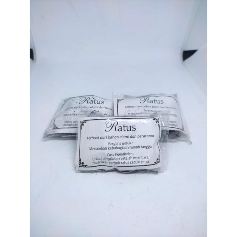Ratus Wangi Ratus Bakar bubuk + Arang