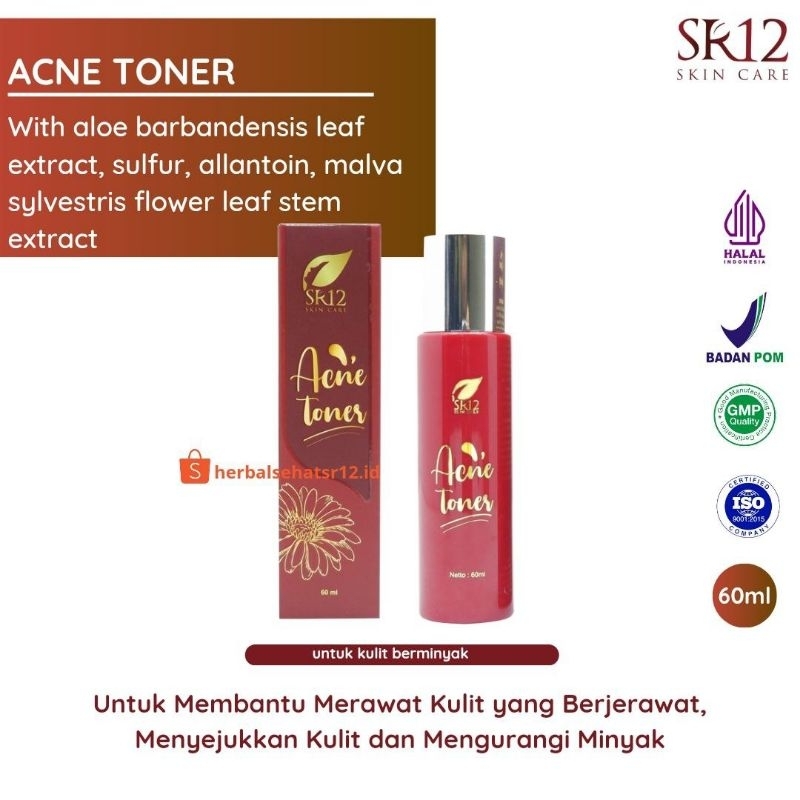 SR12 Acne Toner - Hydrating Toner Untuk Kulit Berminyak dan Berjerawat