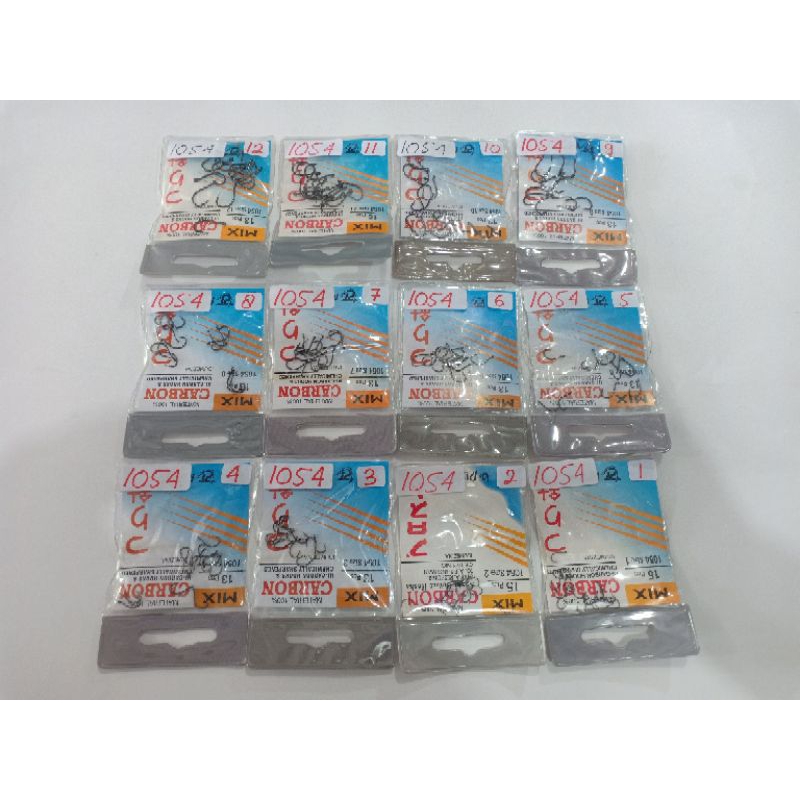 Mata kail Mix Carbon Berlubang