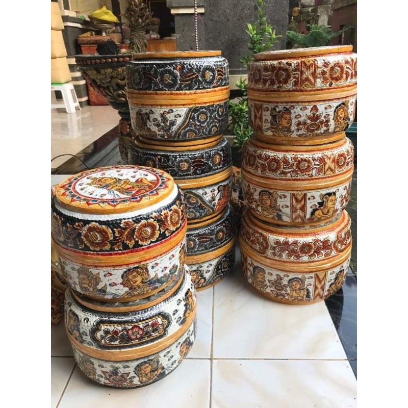 keben lukis wayang kamasan bulat