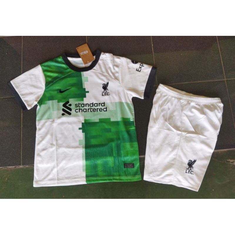 JERSEY BAJU BOLA ANAK LIVERPOOL AWAY KIDS 2023/2024 GRADE ORI
