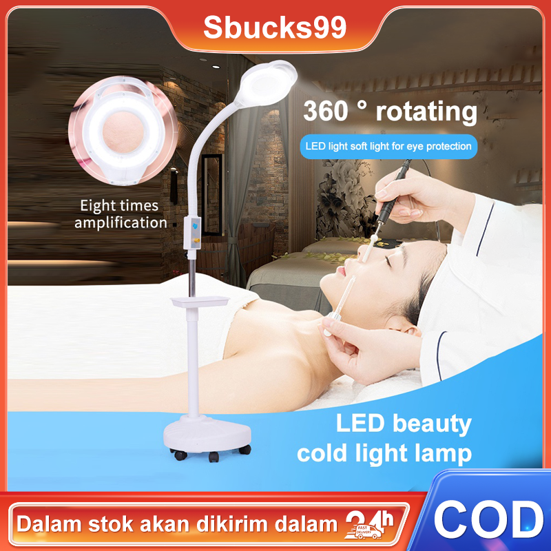 Lampu Facial LED Magnifiying Lamp Sangat Fleksibel Buat Klinik Kecantikan Dokter Gigi Dll Magnifiying Lamp Skincare