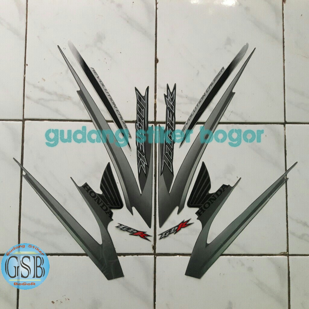 Striping motor lis body motor tiger revo 2009 abu