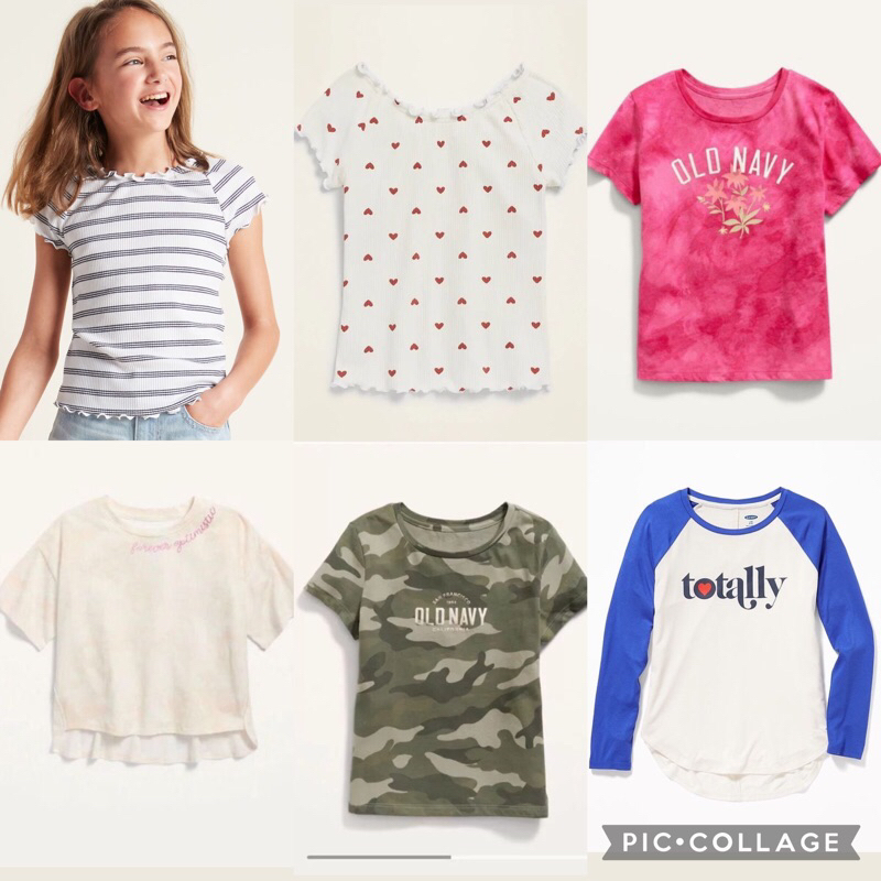 Old Navy girls tee / Old navy tee / Kaos anak old navy / kaos old navy / kaos anak perempuan old nav