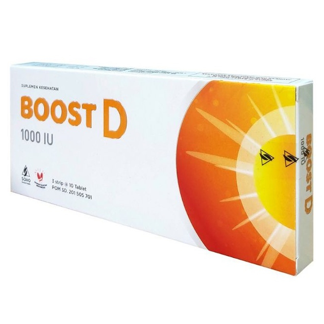 Boost D 1000iu 30's Tablet Soho - Vitamin D 1000 IU