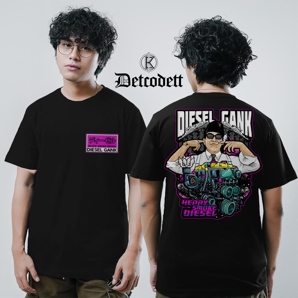 Kaos GANK DIESEL Lengan Pendek - Kaos Racing Simple - Kaos Diesel Gank