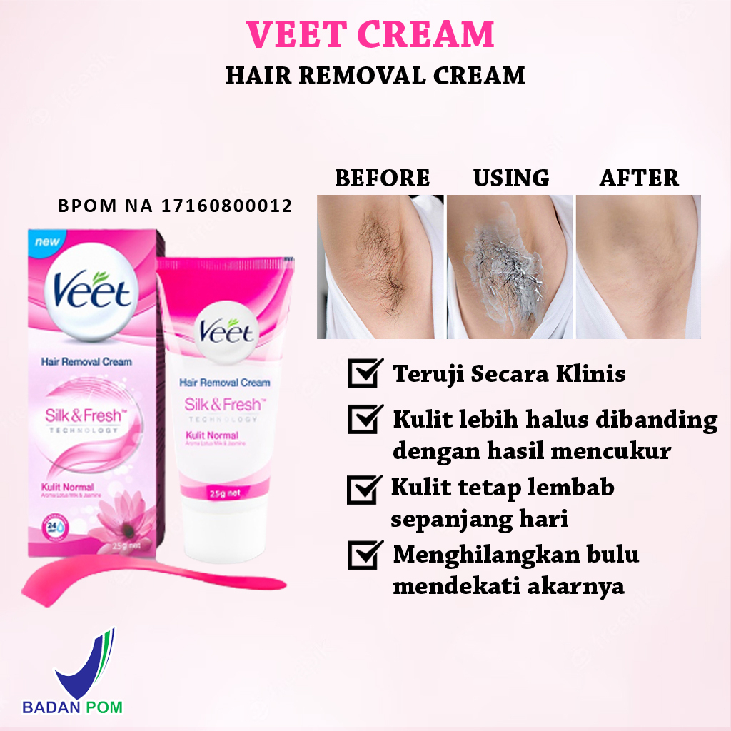 Penghilang Perontok Bulu Permanen Kaki Ketiak Kemaluan Wanita Miss V Ampuh Permanen