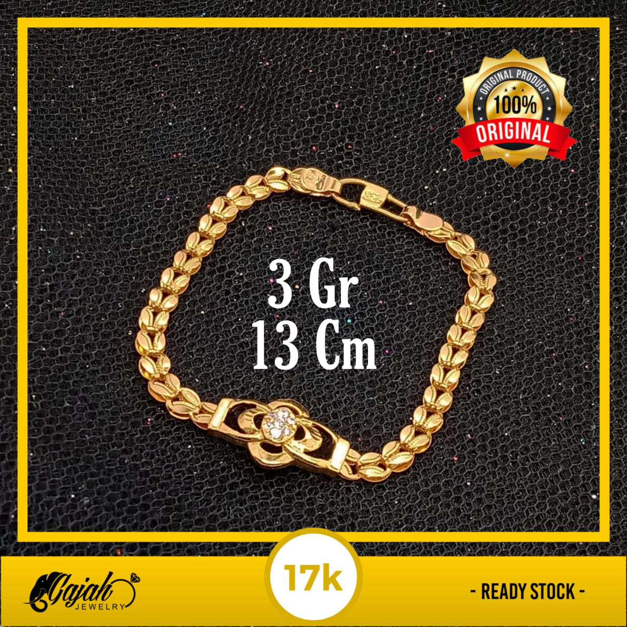 Gelang Anak Emas 17K - 3 Gr Kadar 750 - 5087