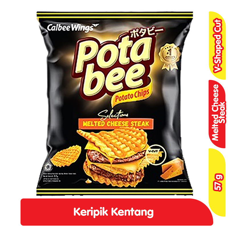 

POTABEE Potato Chips Selections Melted Cheese 57 g