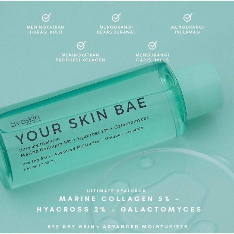 AVOSKIN Your Skin Bae Ultimate Hyaluron Marine Collagen 5% + Hyacross 2% + Galactomyces