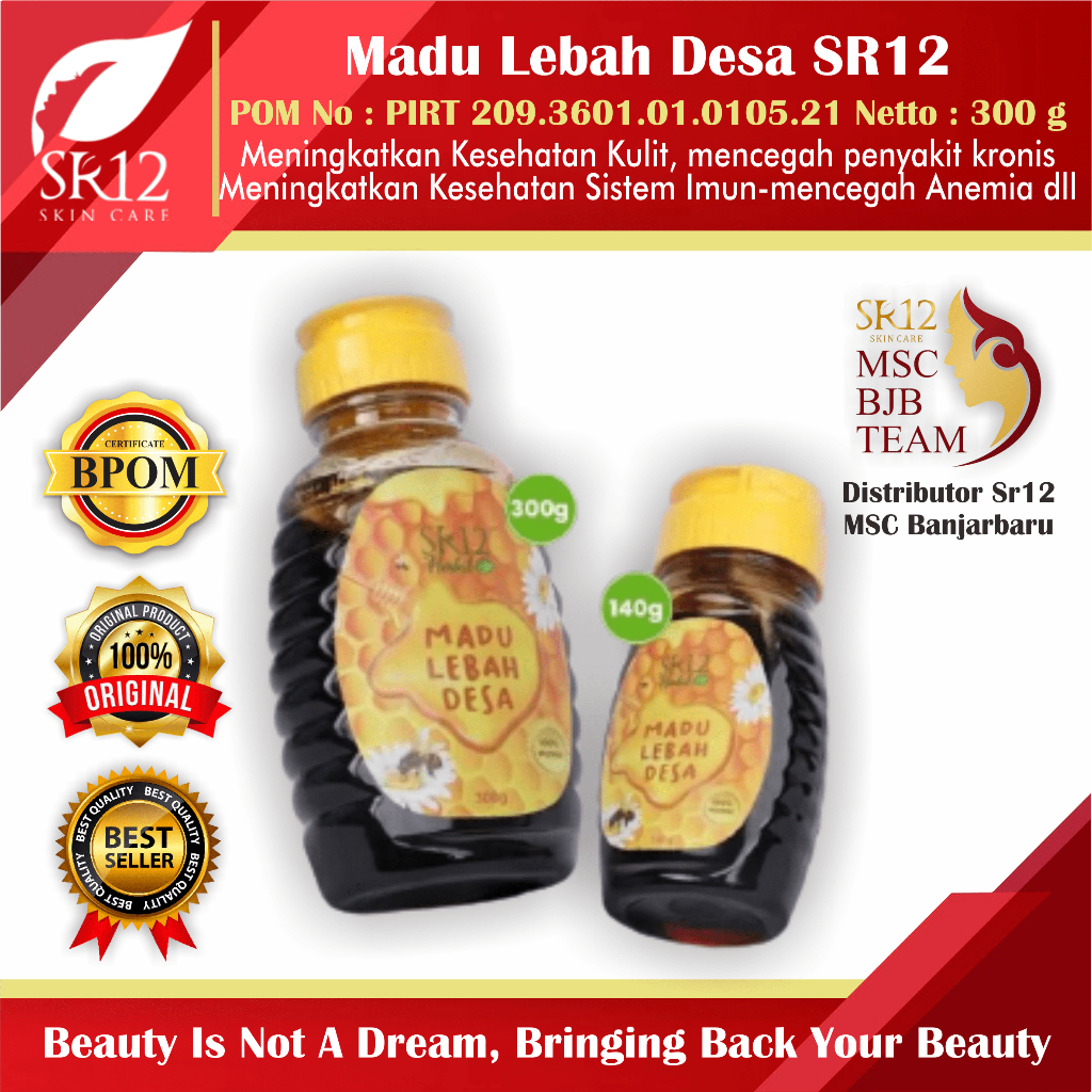 

Madu Lebah Desa SR12 - 300 gr